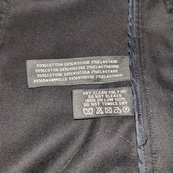 Ralph Lauren Black Label Black Velveteen Military Style Jacket SIZE 6 - Picture 8 of 8